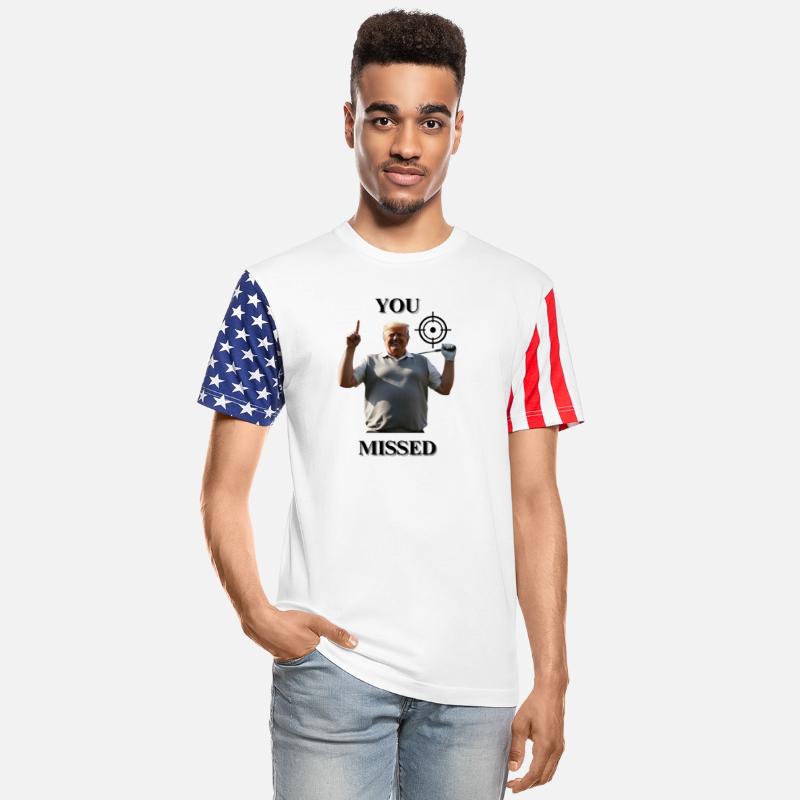 "You Missed" Funny Donald Trump Meme T-shirt (B)
