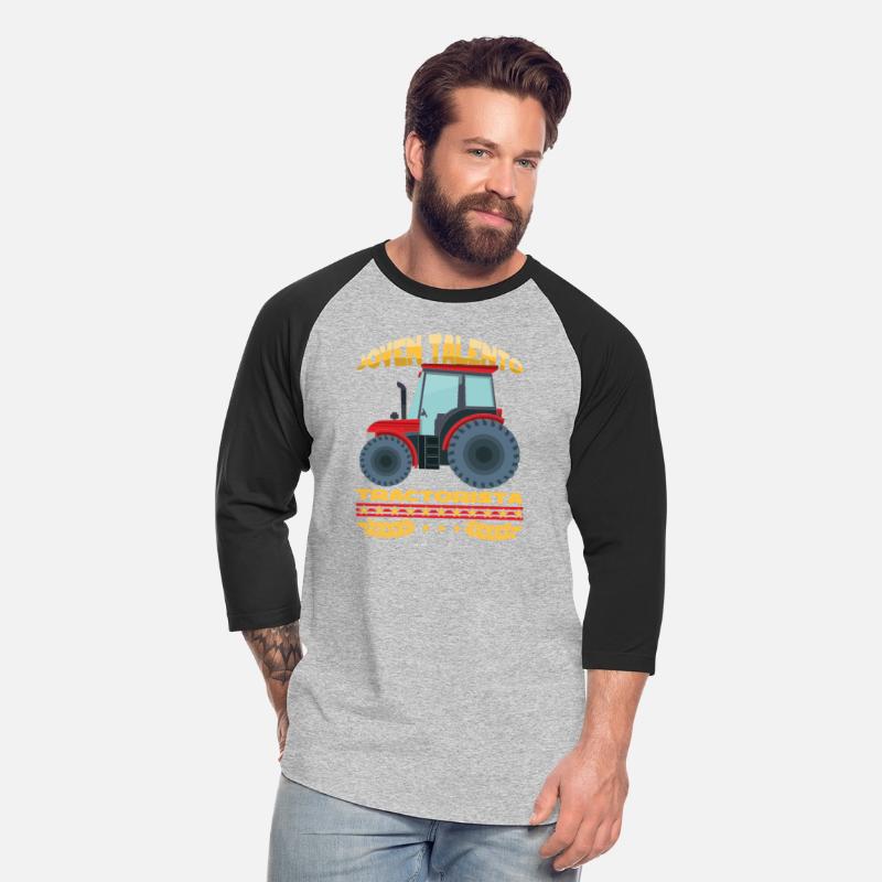 Young Talented Tractor Driver Farm Farmer