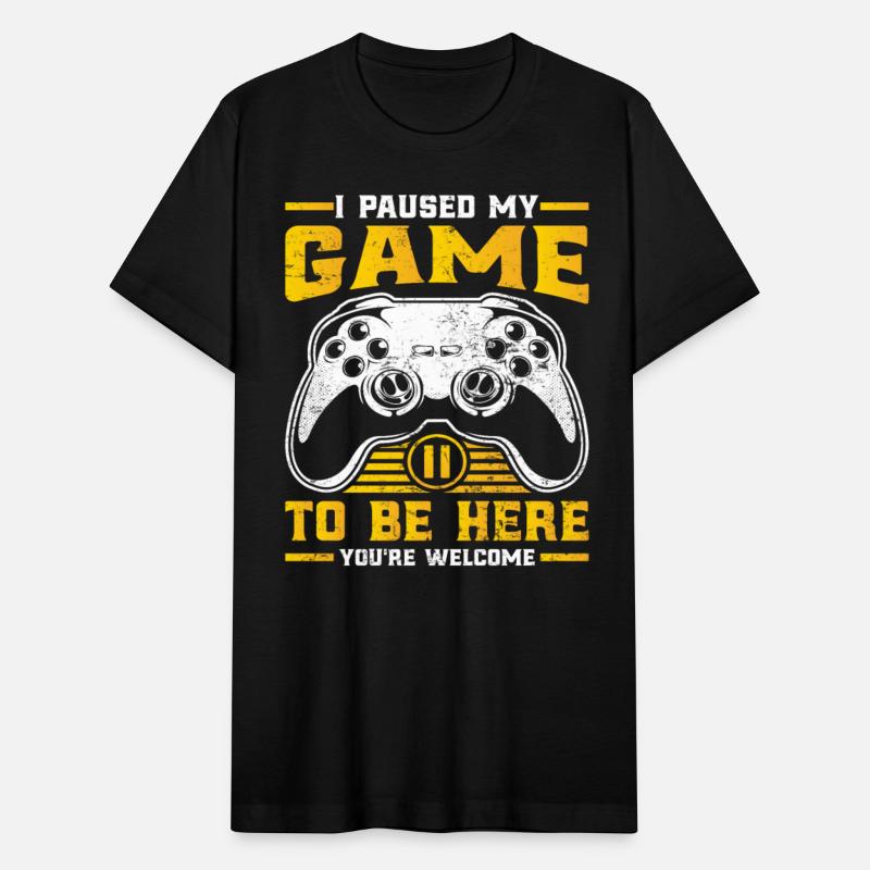 Zocken Video Games I Paused my Game to be Here