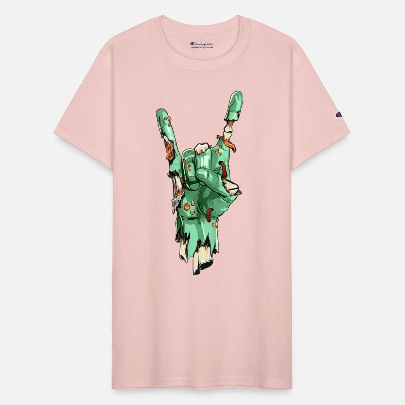 Zombie Hand Rock Sign Zombies Horror Halloween